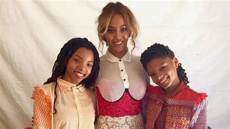 beyonce chloe halle|chloe x beyonce sisters.